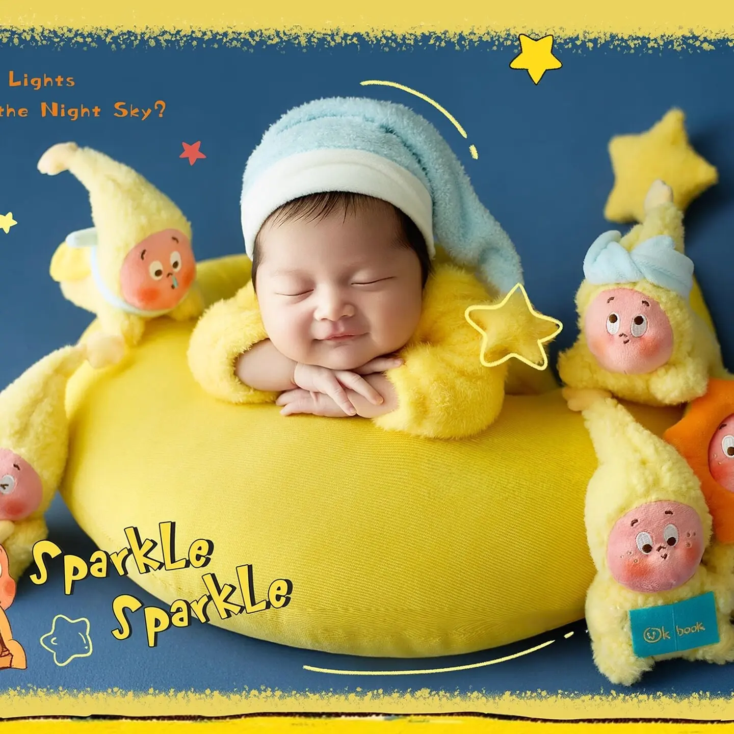 Twinkle Twinkle Star Theme Set - Newborn Photography Props Collection - Image 3